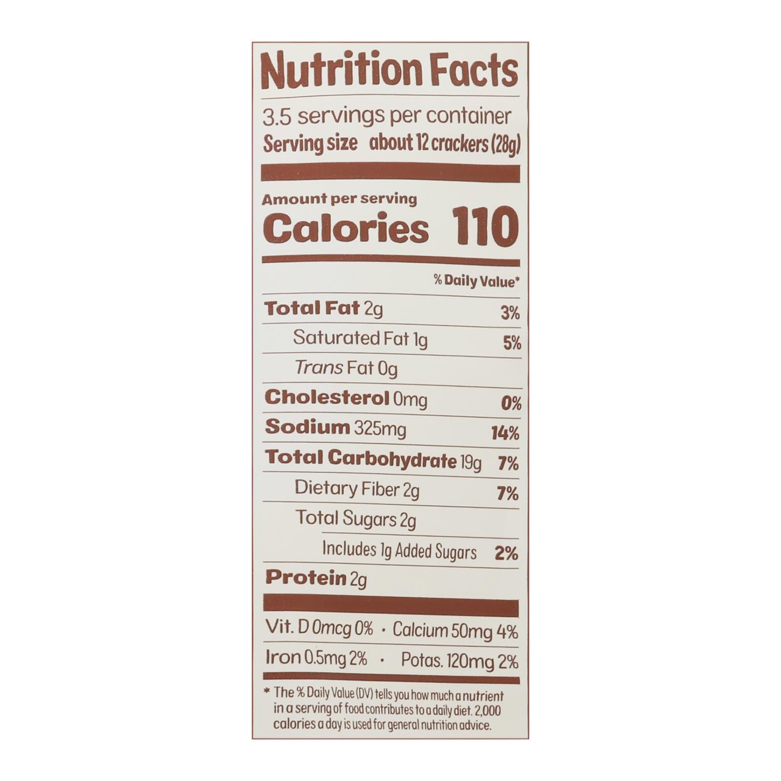 From The Ground Up Everything Snacking Crackers - Case Of 6 - 3.5 Oz - Maras Green