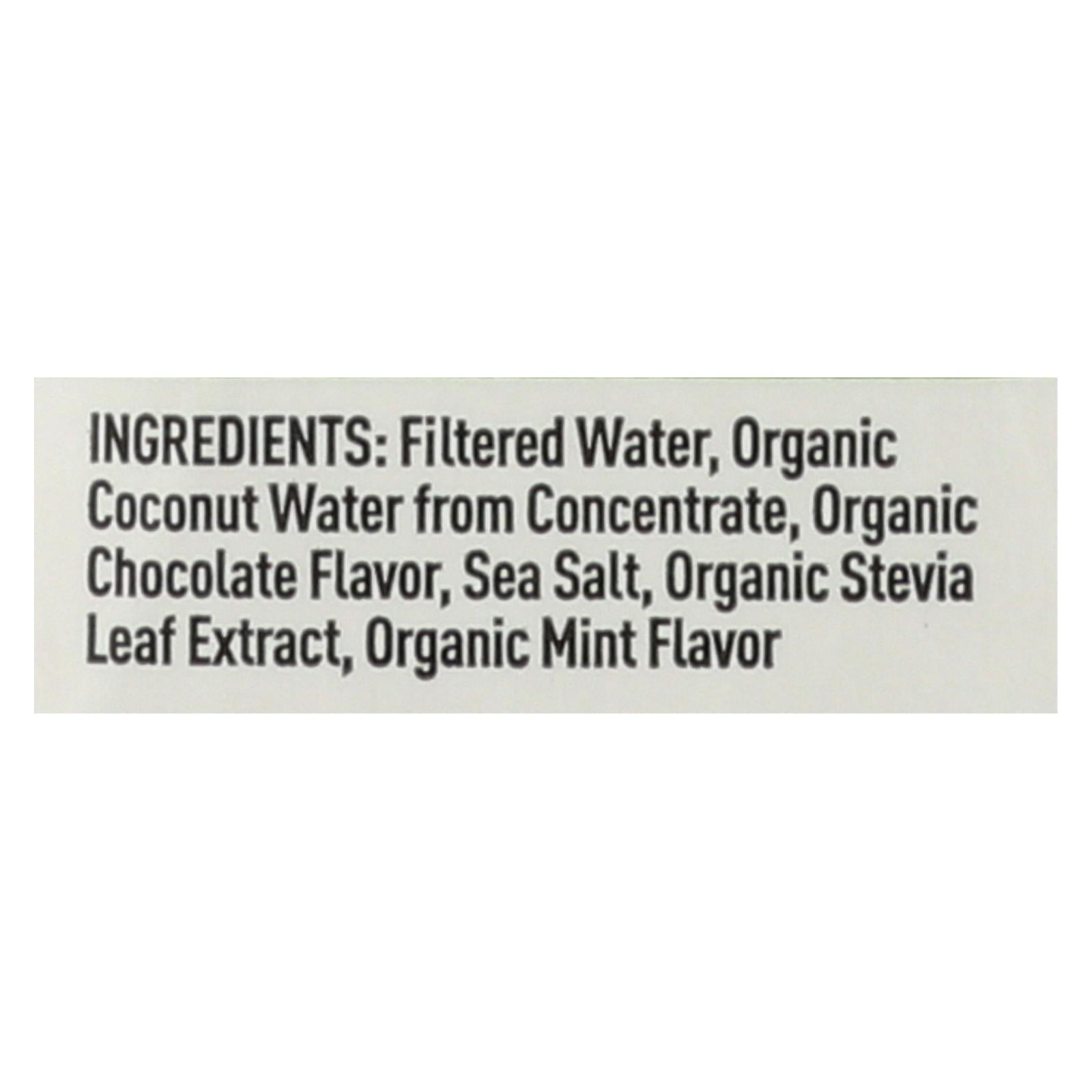 Nooma Electrolite Drink - Organic - Chocolate Mint - Case Of 12 - 16.9 Fl Oz - Maras Green