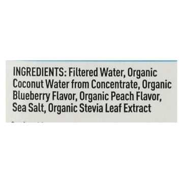 Nooma Electrolite Drink - Organic - Blueberry Peach - Case Of 12 - 16.9 Fl Oz - Maras Green