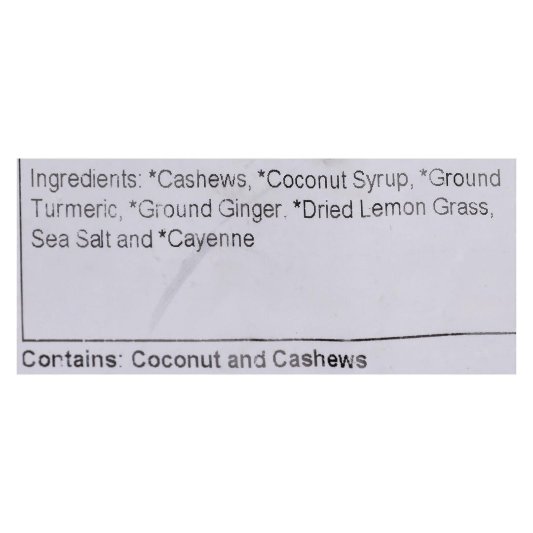 Grandy Oats Cashews Organic Turmeric Ginger - Single Bulk Item - 10lb - Maras Green