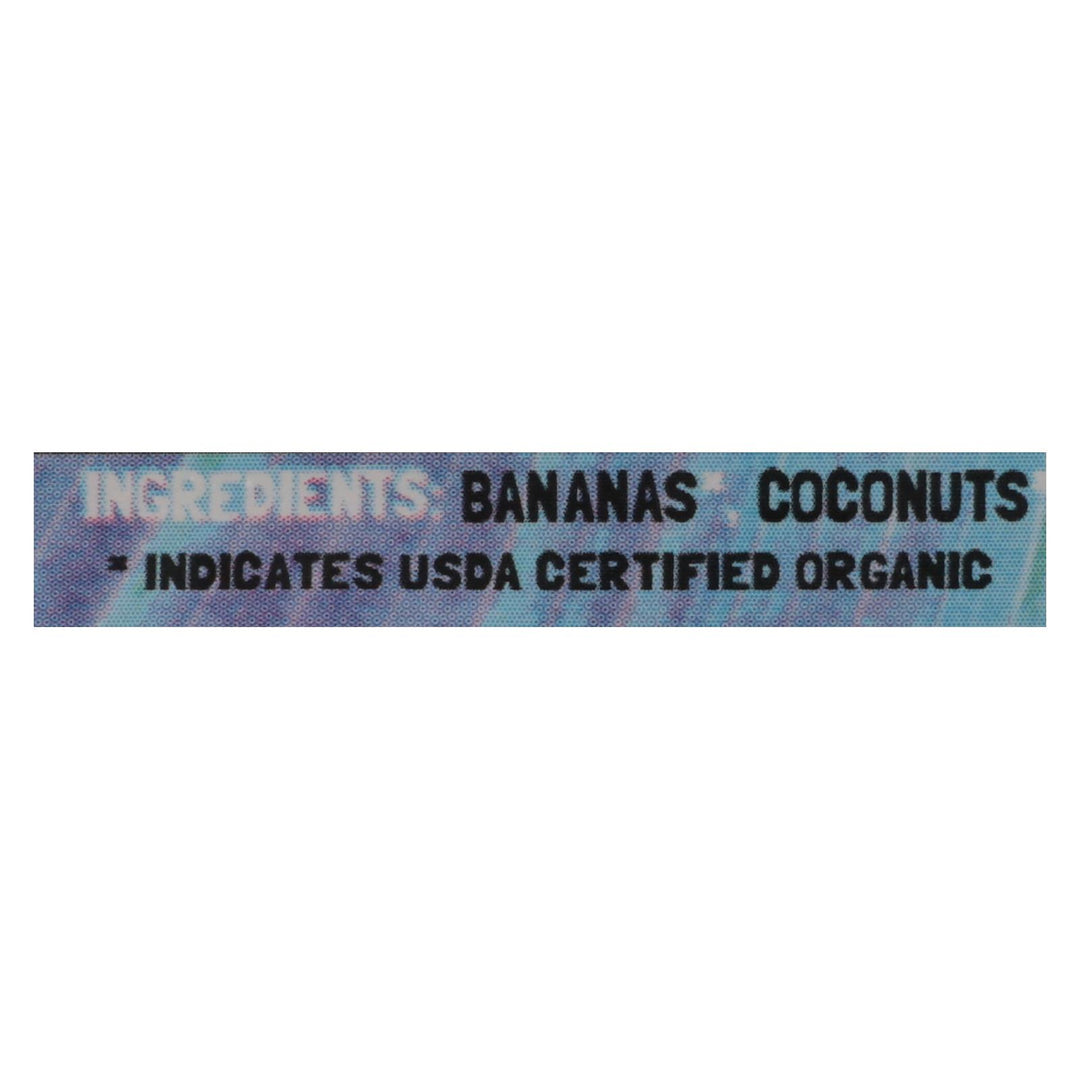 Barnana Chewy Banana Bites - Organic Coconut - Case Of 12 - 3.5 Oz. - Maras Green