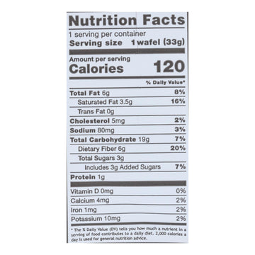 Rip Van Wafels - Wafel Honey Oats - Cs Of 12 - 1.16 Oz - Maras Green