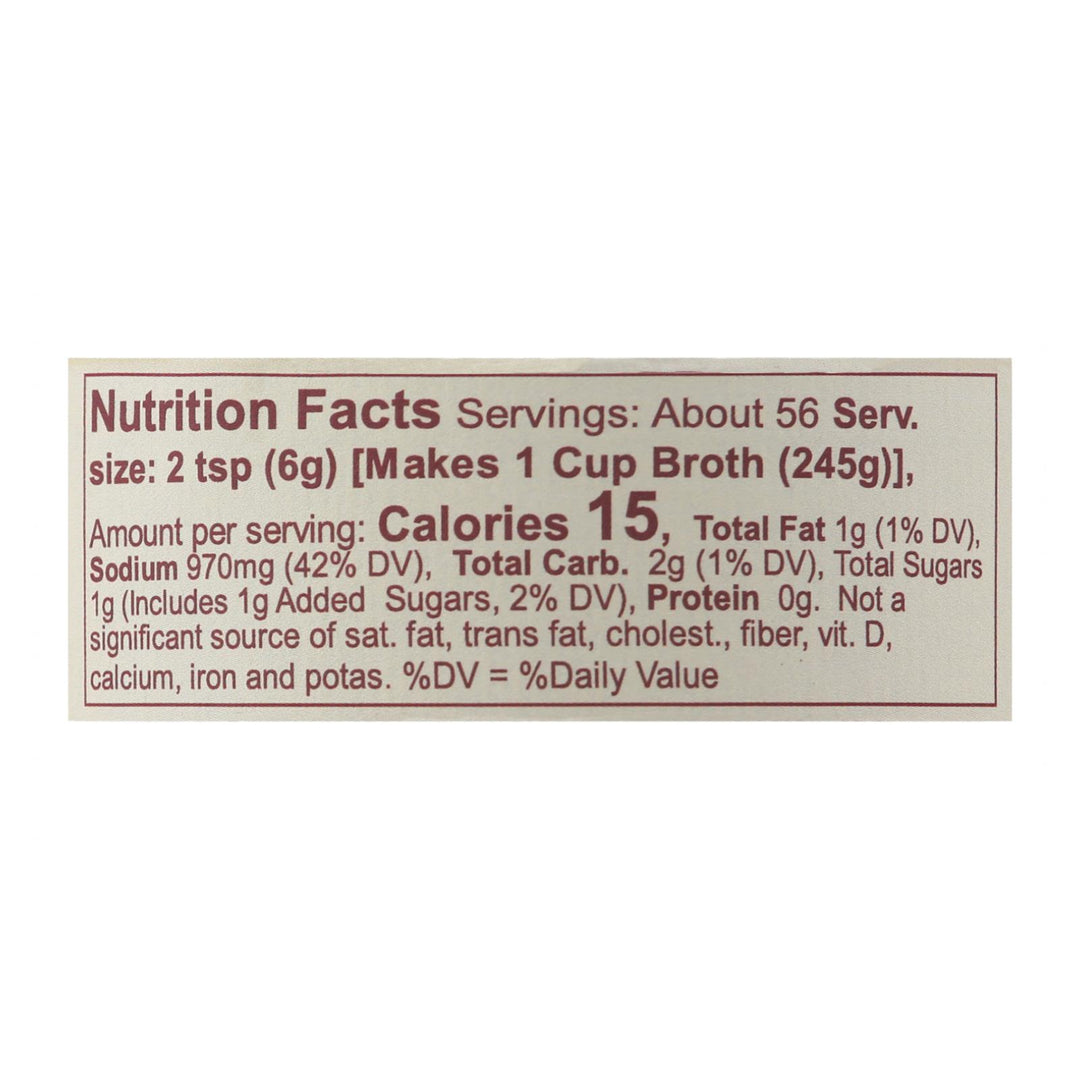 Orrington Farms Broth Base And Seasoning - Beef - Case Of 6 - 12 Oz. - Maras Green