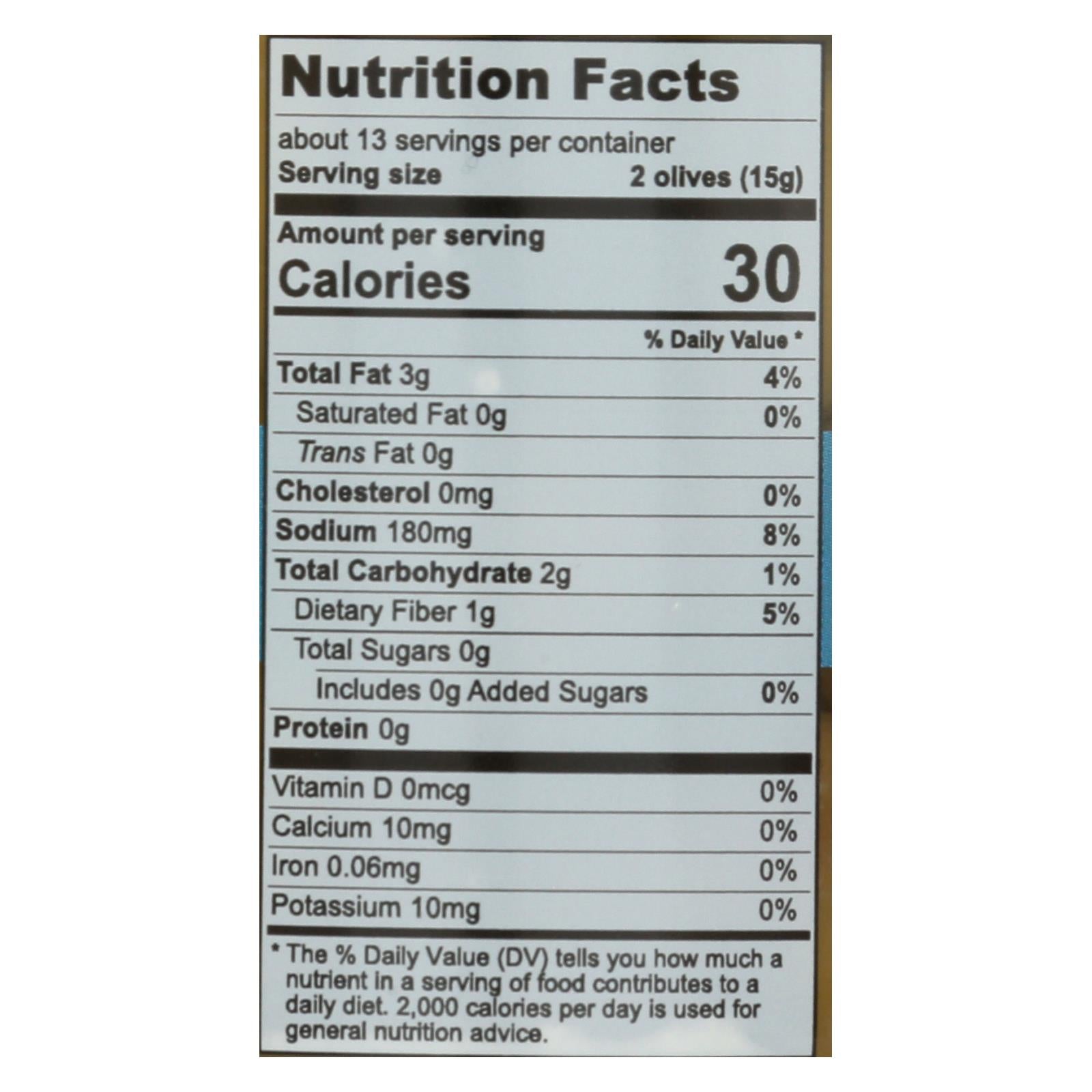 Divina - Olives Stuffed With Feta Cheese - Case Of 6 - 7.8 Oz. - Maras Green