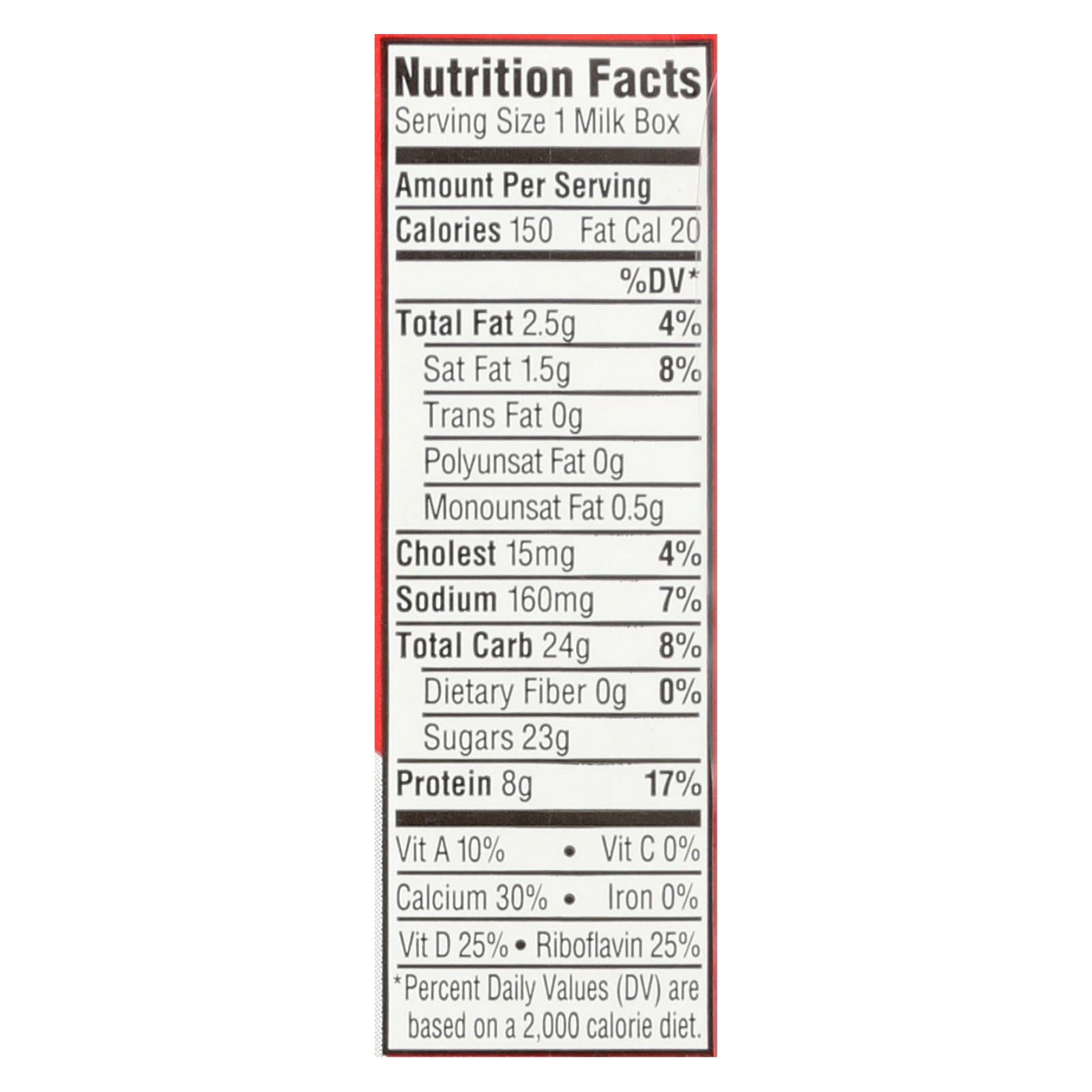 Horizon Organic Dairy Low-fat Milk - Strawberry - Case Of 3 - 8 Fl Oz. - Maras Green