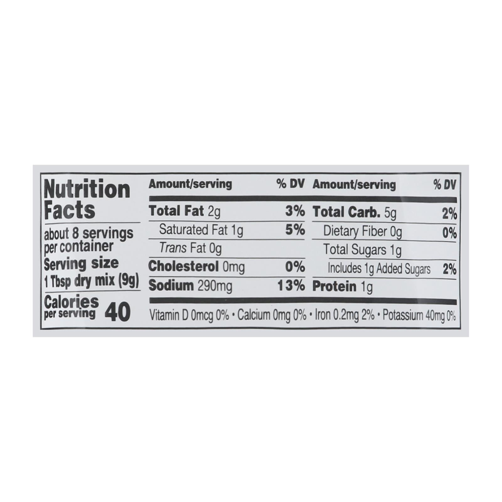 Williams Country Gravy - Real Sausage - Case Of 12 - 2.5 Oz. - Maras Green