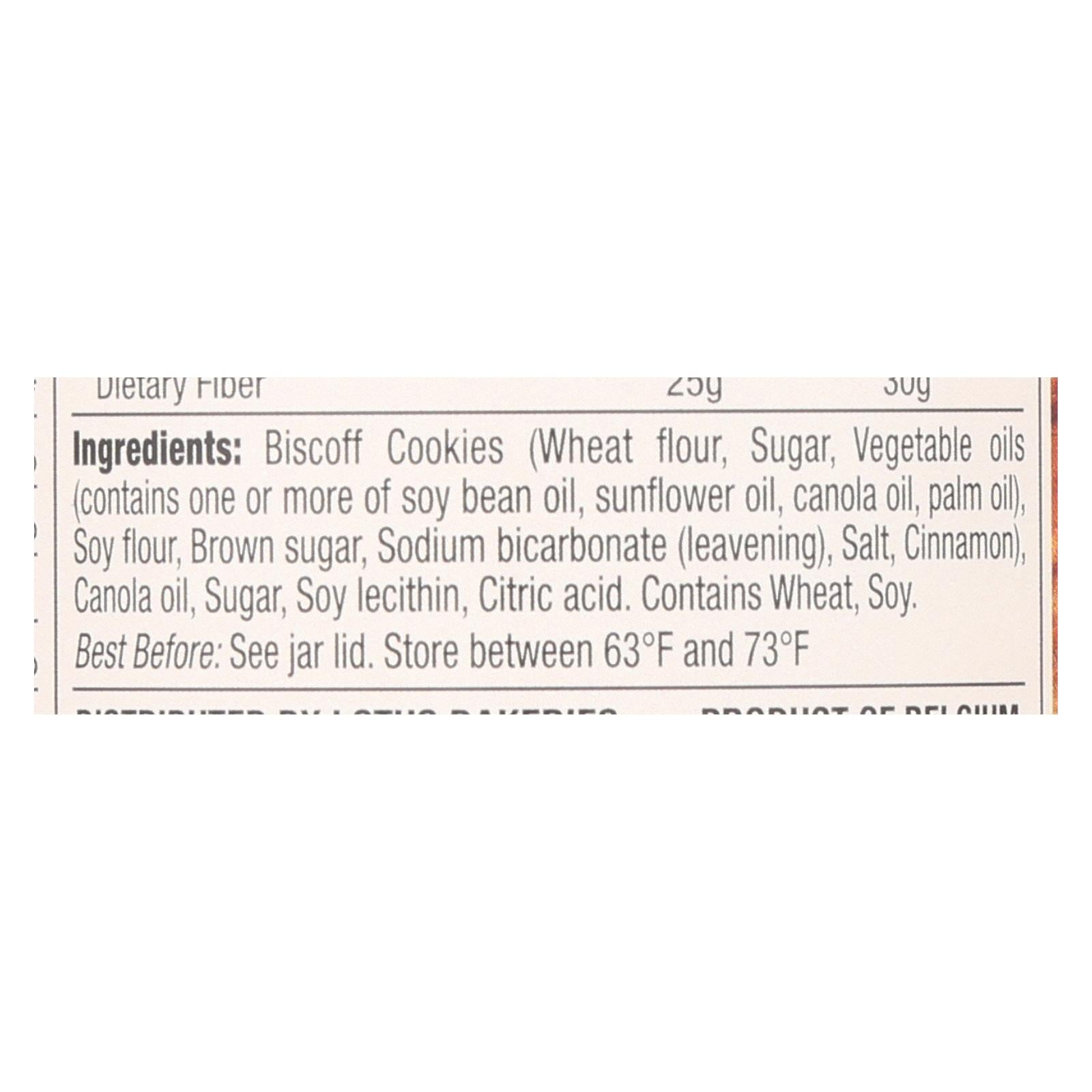Biscoff Cookie Butter Spread - Peanut Butter Alternative - Crunchy - 13.4 Oz - Case Of 8 - Maras Green