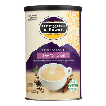 Oregon Chai Original Chai - Powdered Mix - Case Of 6 - 10 Oz. - Maras Green