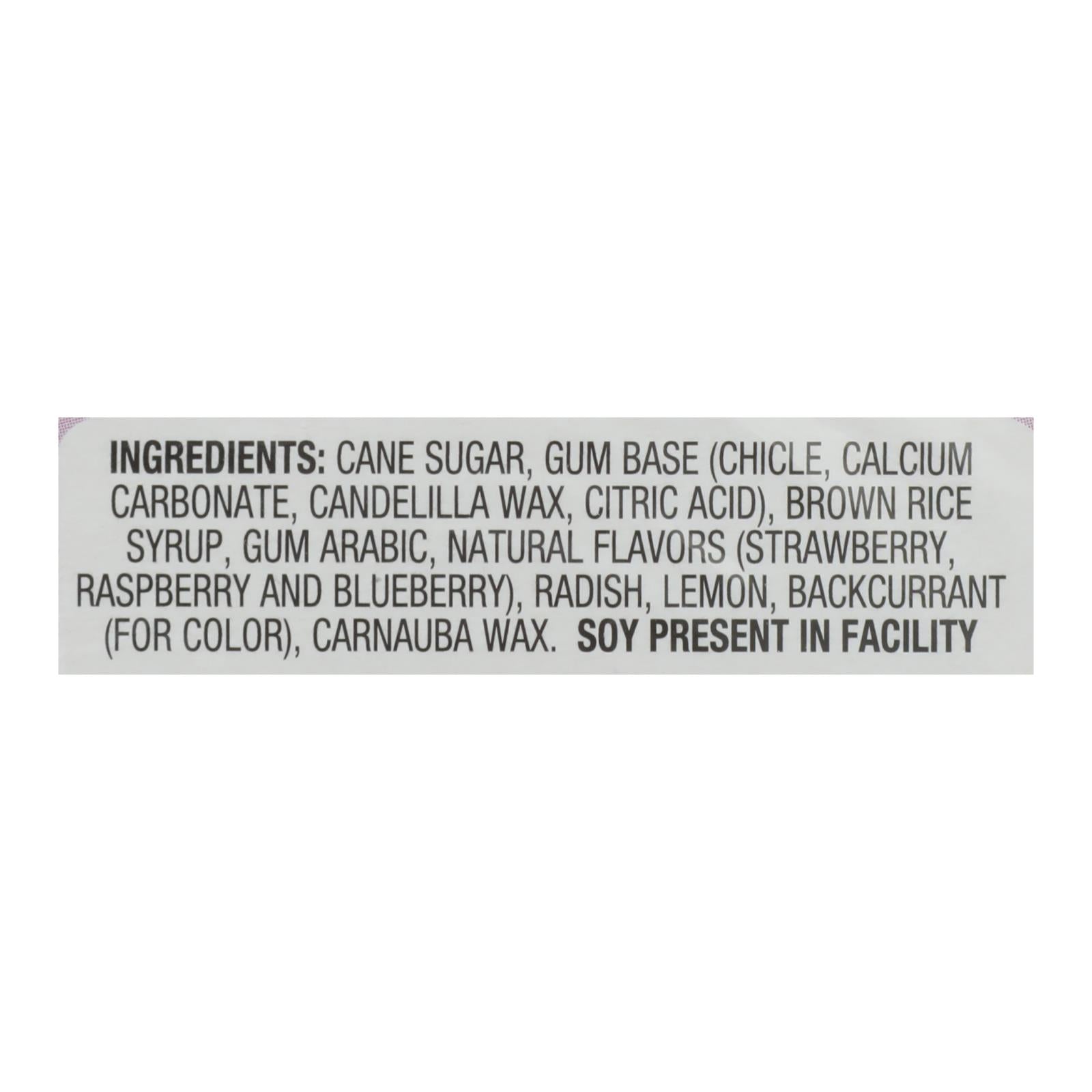 Glee Gum Chewing Gum - Triple Berry - Case Of 12 - 16 Pieces - Maras Green