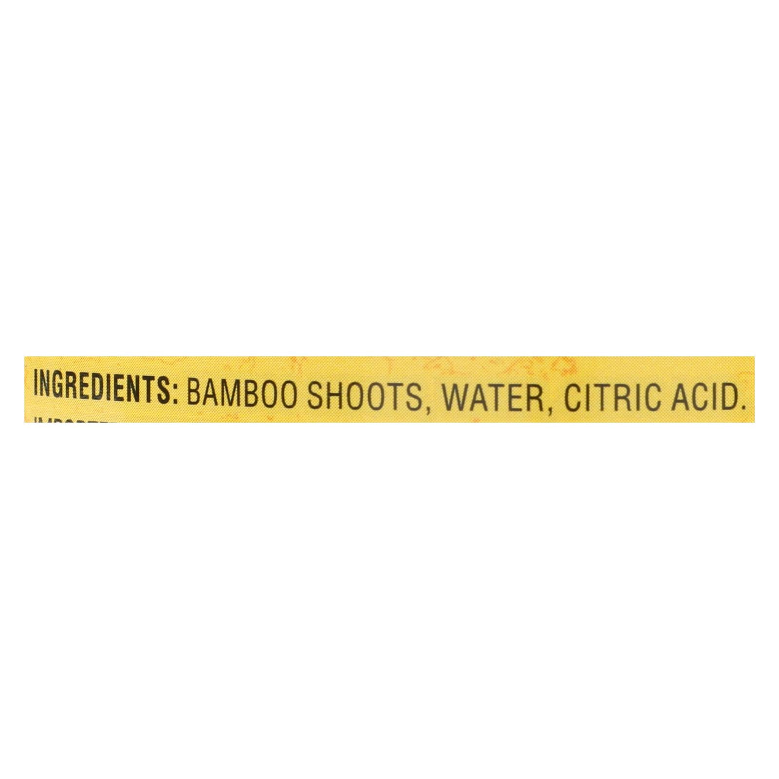 Reese Bamboo Shoots - Sliced - Case Of 24 - 8 Oz - Maras Green