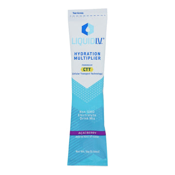 Liquid I.v. - Drink Mix Acai Berry Single - Case Of 8 - .56 Oz - Maras Green