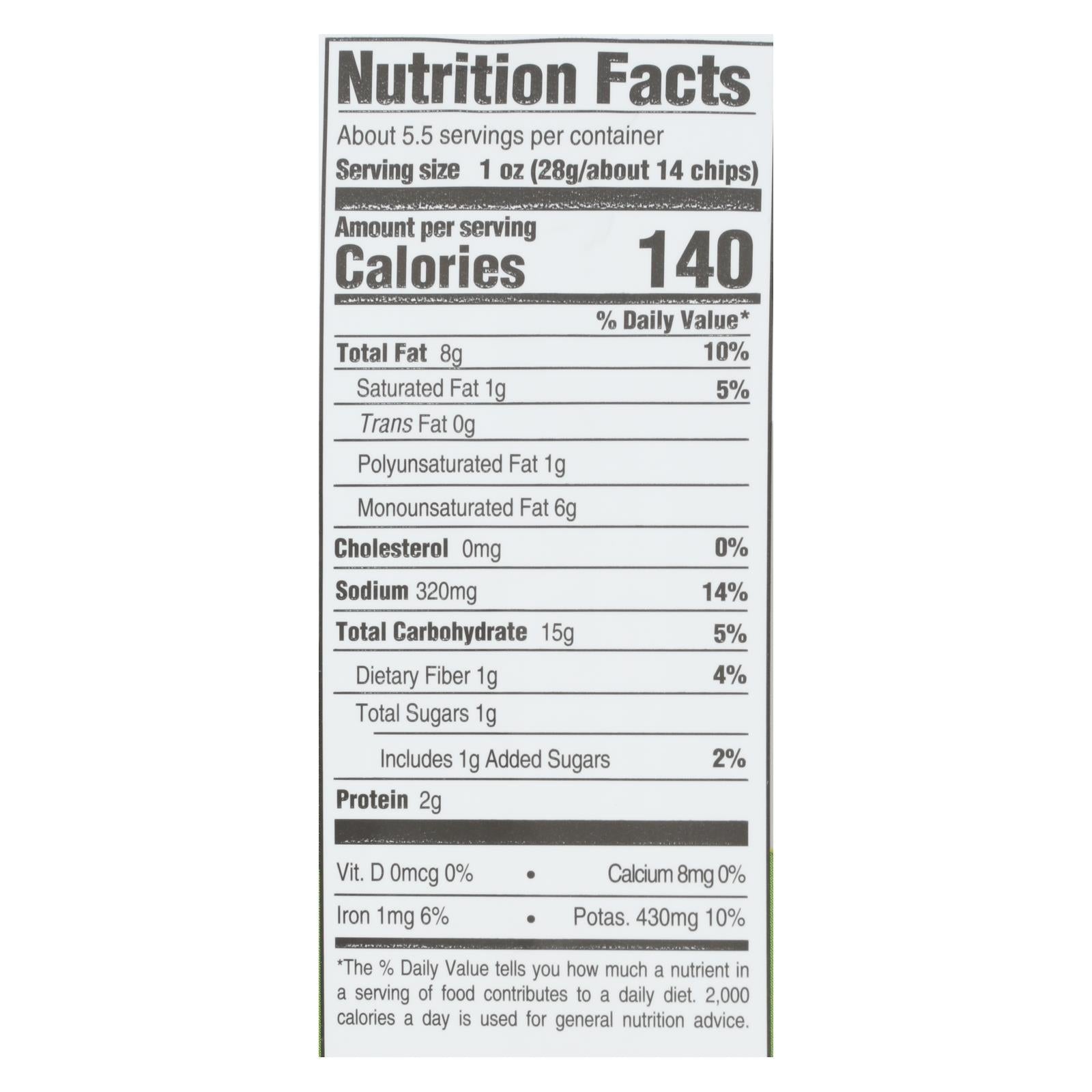 Boulder Canyon - Kettle Chips - Avocado Oil Jalapeno - Case Of 12 - 5.25 Oz. - Maras Green