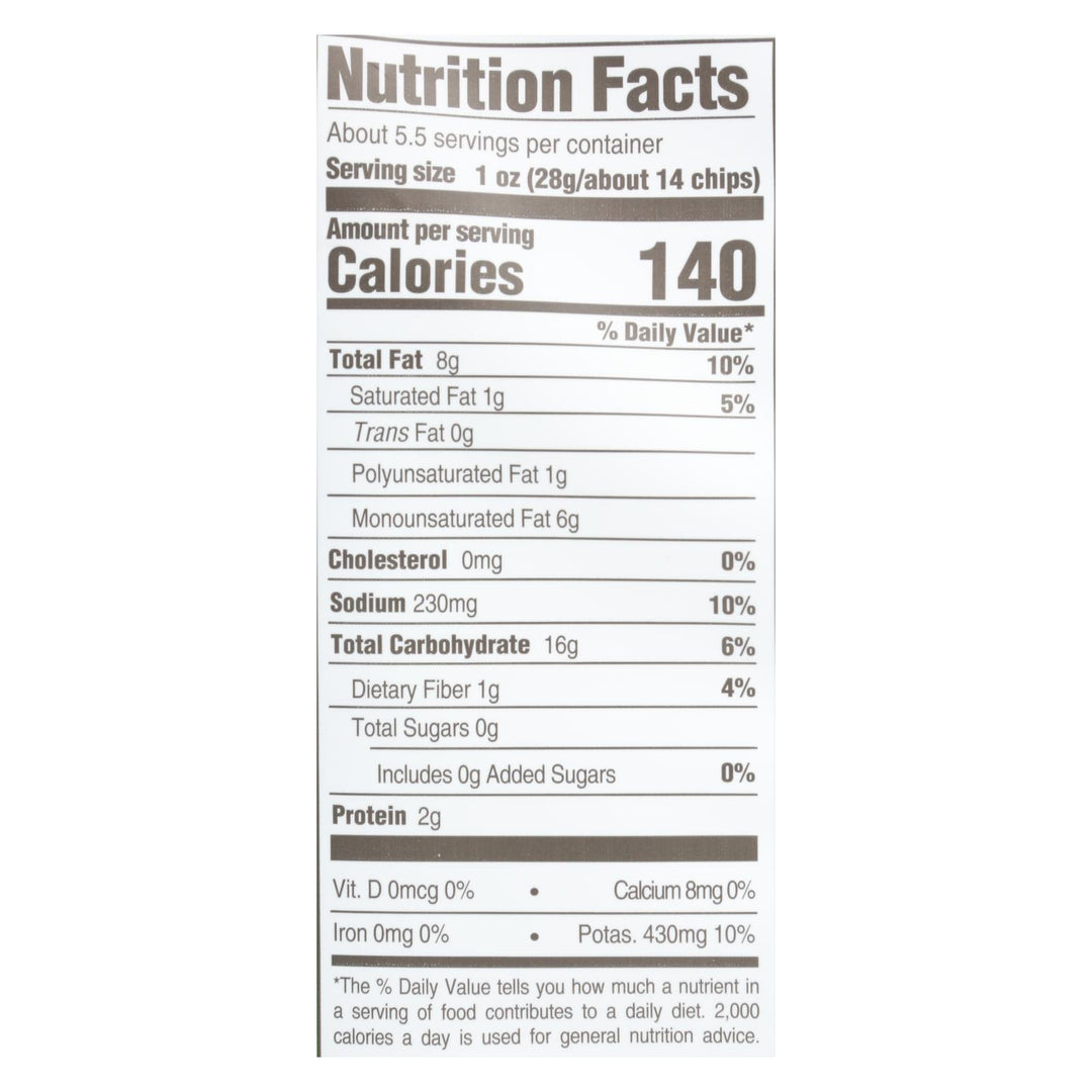 Boulder Canyon - Kettle Chips - Malt Vinegar And Sea Salt - Case Of 12 - 5.25 Oz. - Maras Green