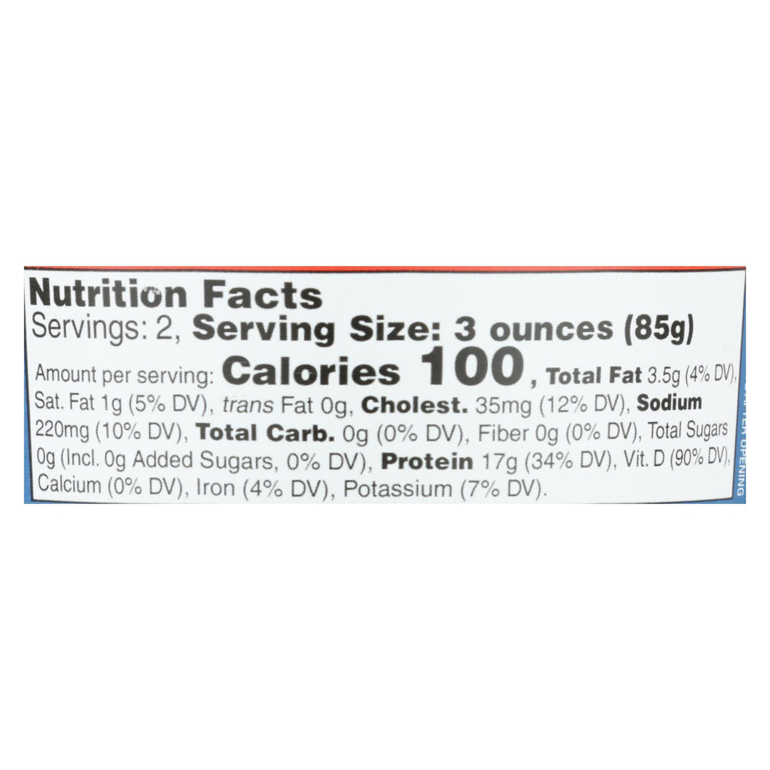 Wild Planet Wild Pacific Sockeye Salmon - Case Of 12 - 6 Oz. - Maras Green