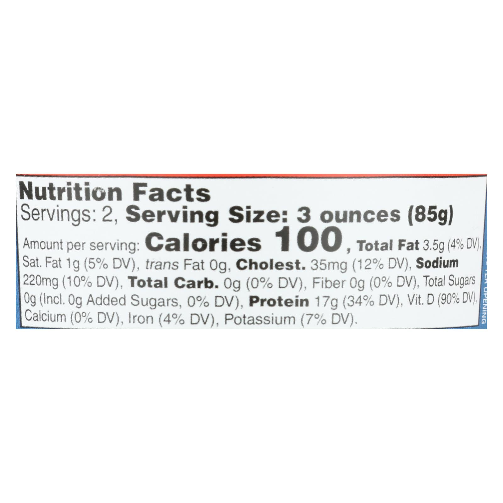 Wild Planet Wild Pacific Sockeye Salmon - Case Of 12 - 6 Oz. - Maras Green