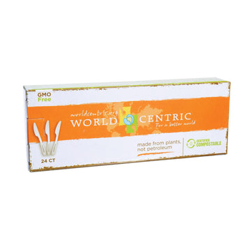 World Centric Individual Knife - Case Of 12 - 24 Count - Maras Green