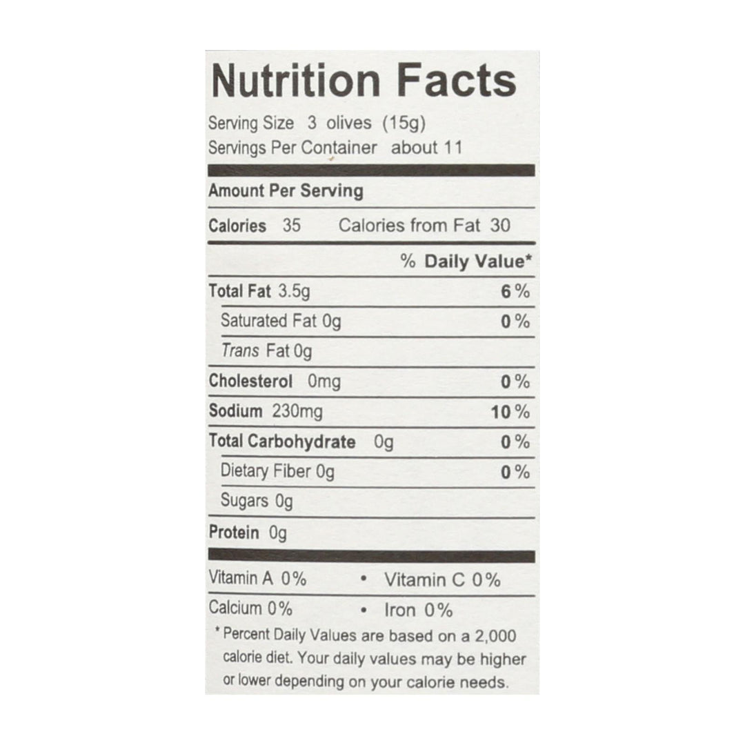 Divina - Organic Greek Mixed Olives - Case Of 6 - 6.35 Oz. - Maras Green