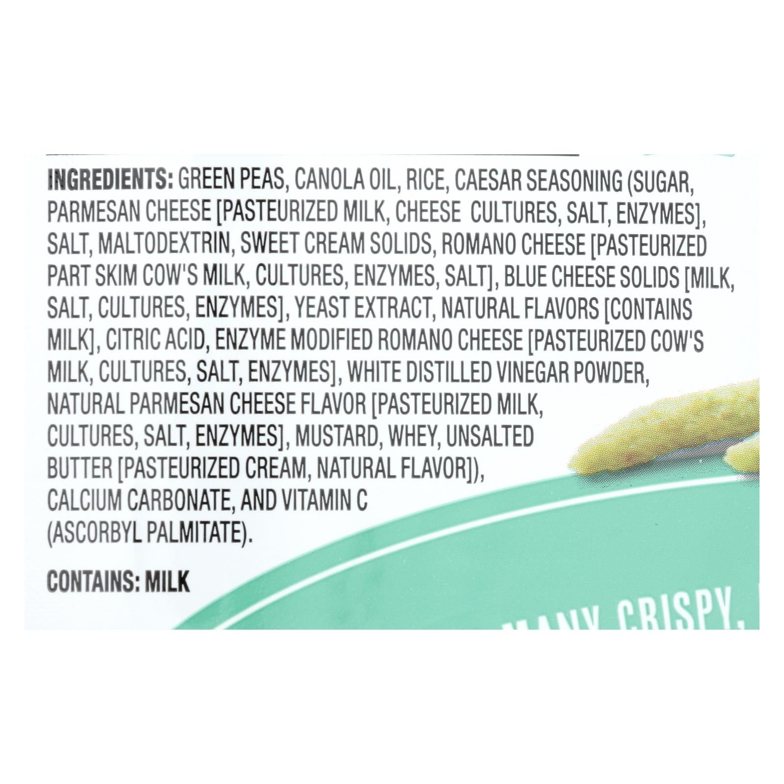 Calbee Snapea Crisp - Snapea Crisps - Caesar - Case Of 12 - 3.3 Oz - Maras Green