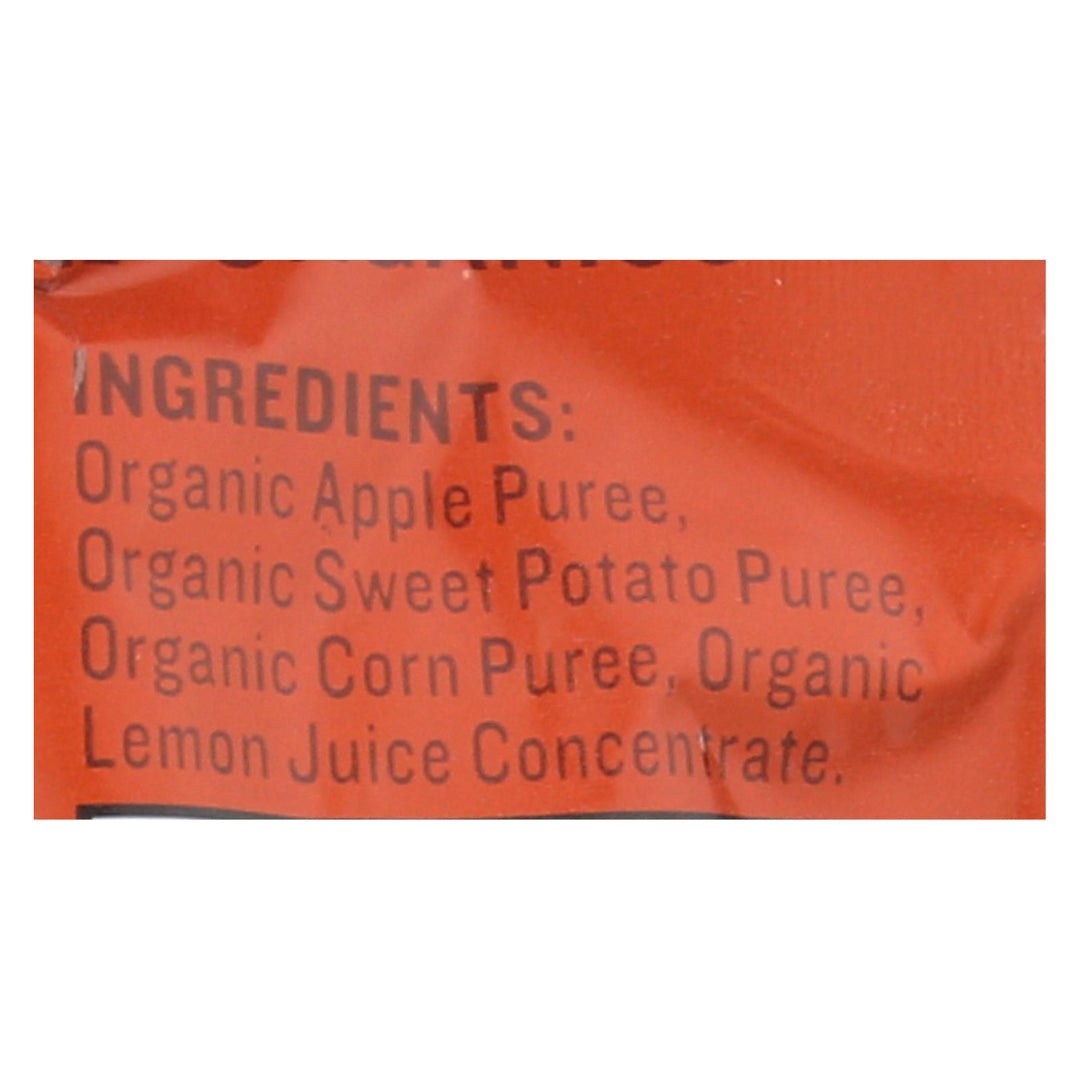 Peter Rabbit Organics Veggie Snacks - Sweet Potato Corn And Apple - Case Of 10 - 4.4 Oz. - Maras Green