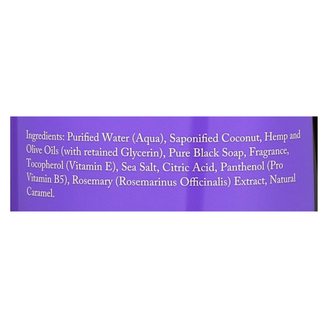 Dr. Woods Pure Black Soap - 32 Fl Oz - Maras Green