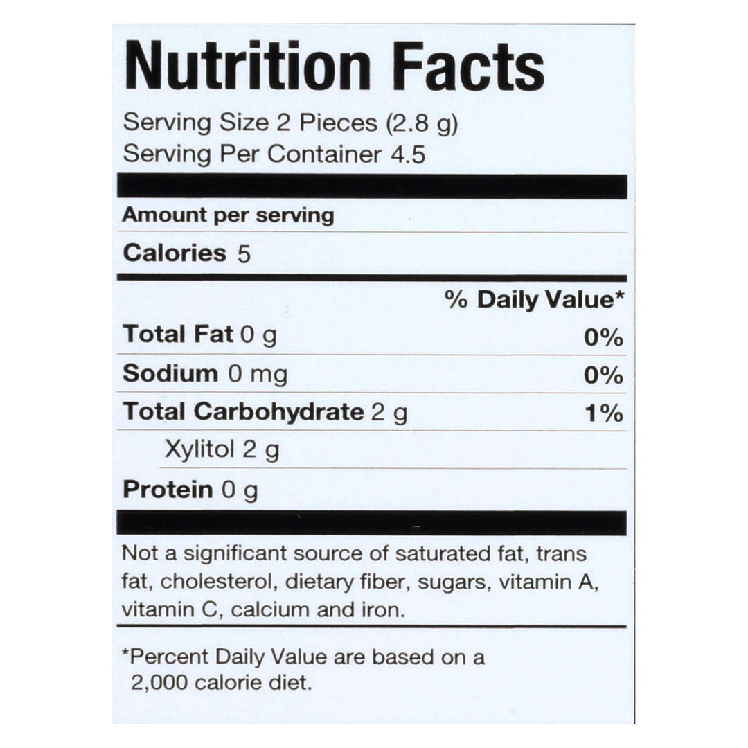 Pur Gum - Spearmint - Aspartame Free - 9 Pieces - 12.6 G - Case Of 12 - Maras Green