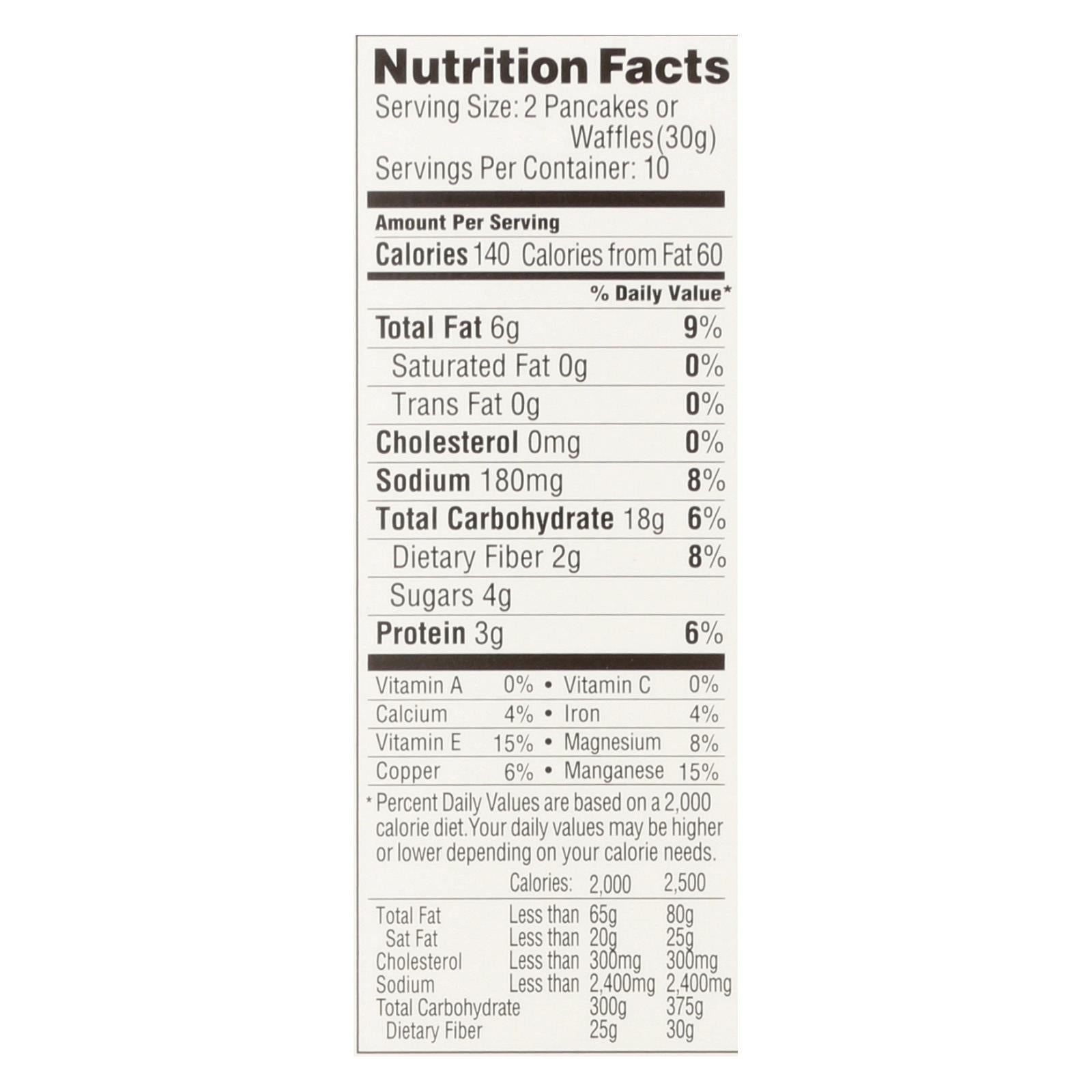 Simple Mills Almond Flour Pancake And Waffle Mix - Case Of 6 - 10.7 Oz. - Maras Green