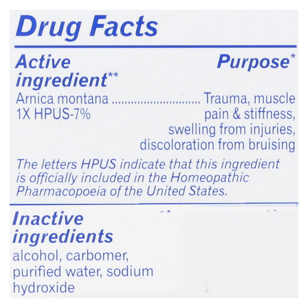 Boiron - Arnicare Gel - Value Size - 4.1 Oz - Maras Green