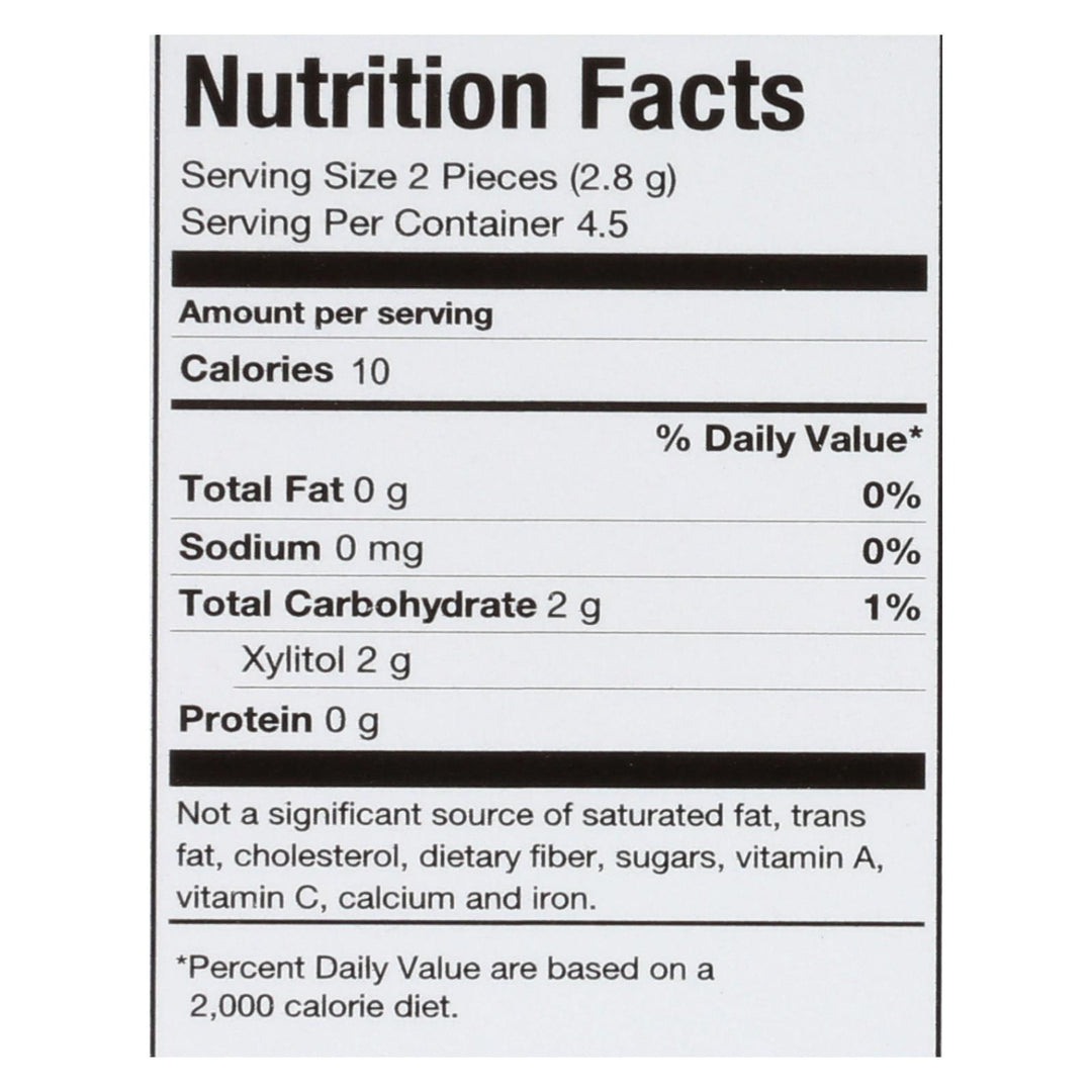 Pur Gum Bubble Gum - Sugar Free - Case Of 12 - 9 Count - Maras Green