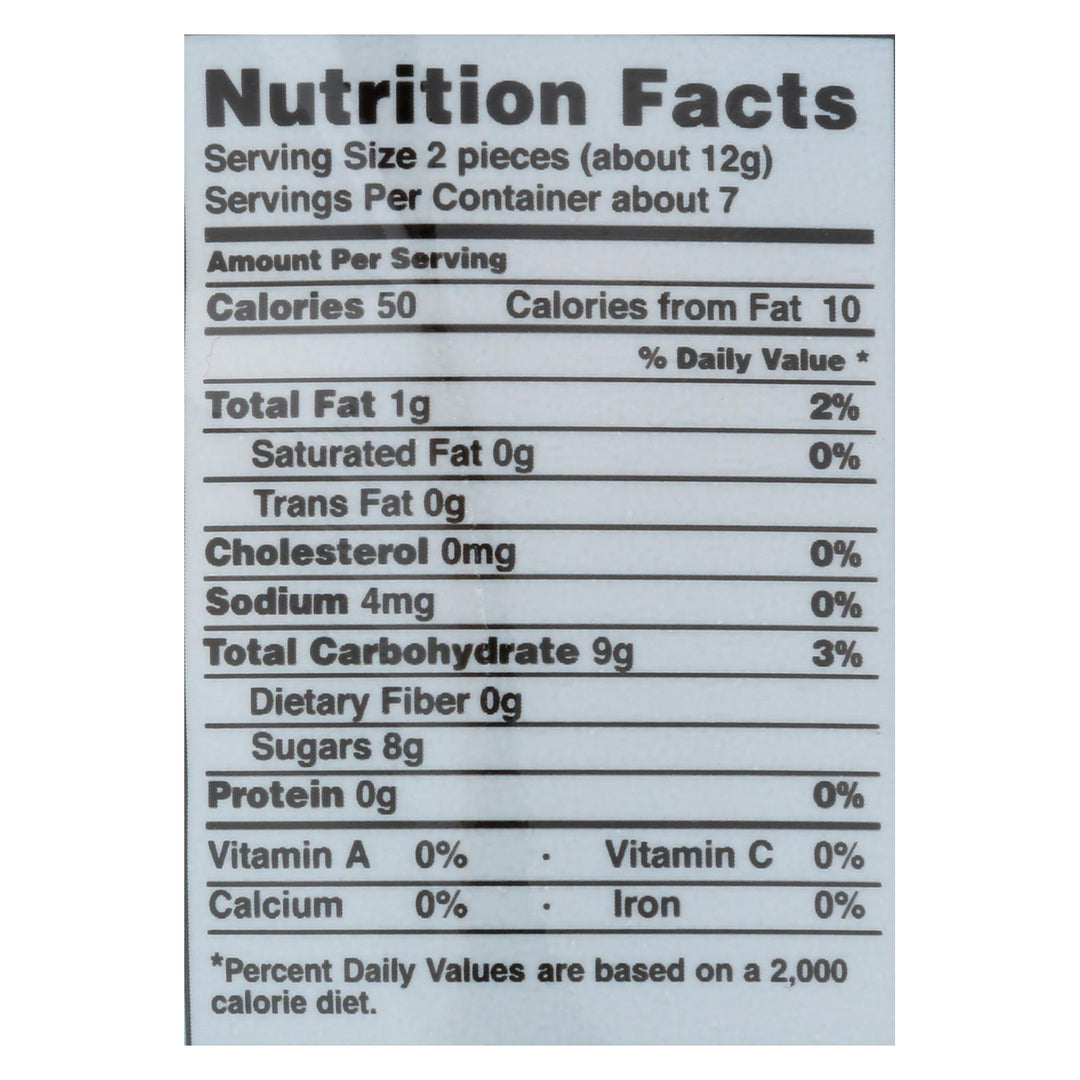 Ginger People Chewy Ginger Candy - Peanut - Case Of 12 - 3 Oz. - Maras Green