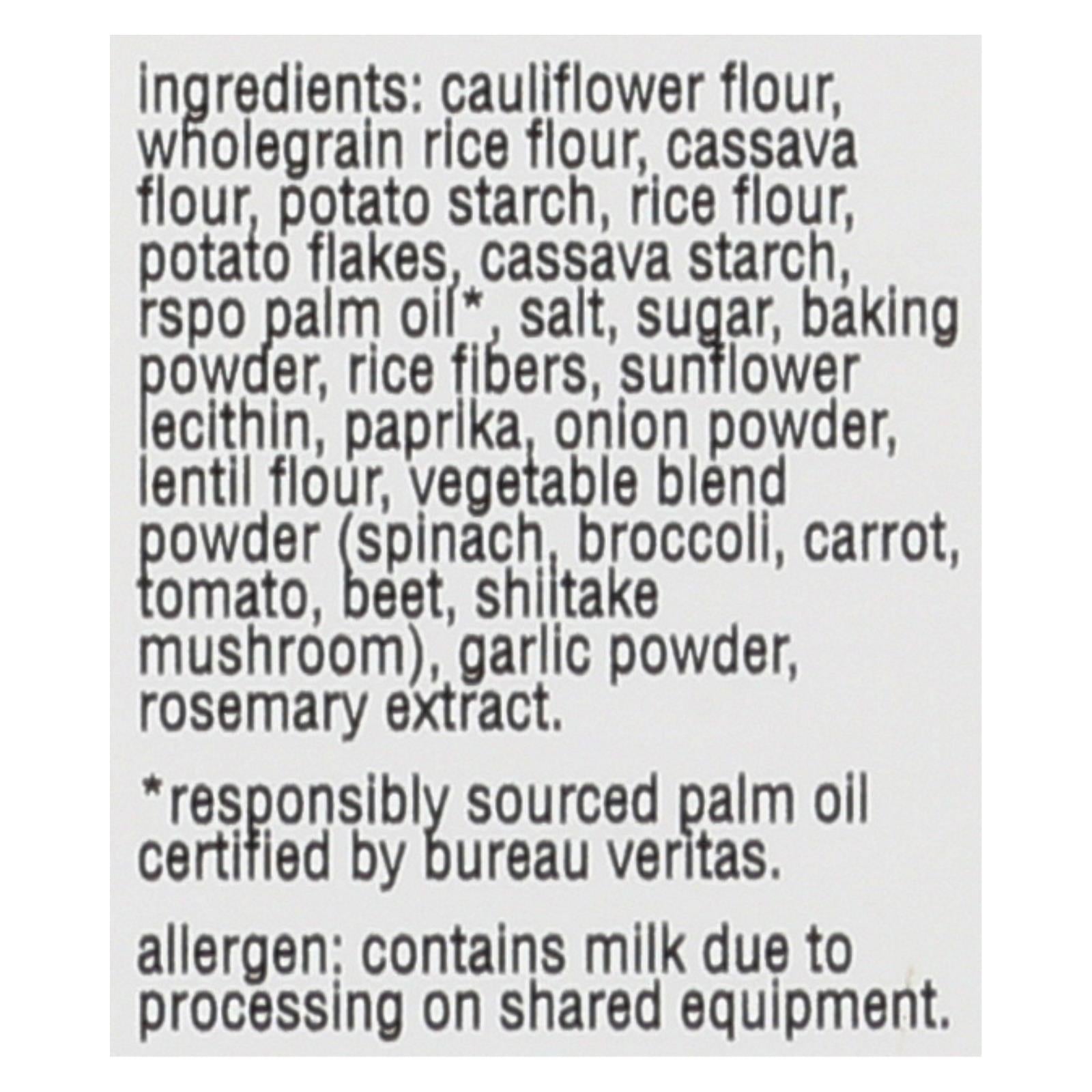From The Ground Up - Cauliflower Crackers - Original - Case Of 6 - 4 Oz. - Maras Green