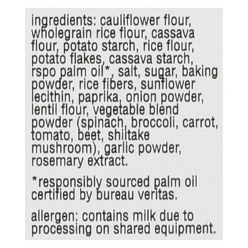 From The Ground Up - Cauliflower Crackers - Original - Case Of 6 - 4 Oz. - Maras Green