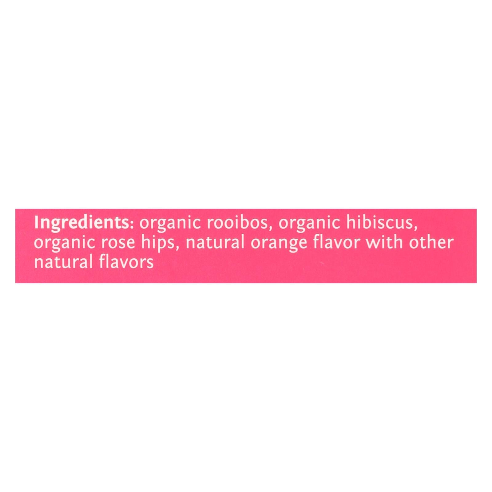 Steep By Bigelow Organic Rooibos Hibiscus Tea - Case Of 6 - 20 Bags - Maras Green