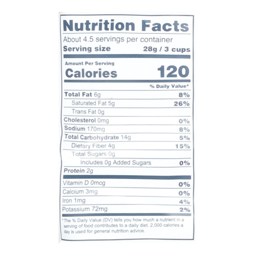 Lesser Evil - Popcorn Himlyn Gold - Case Of 12 - 4.6 Oz - Maras Green