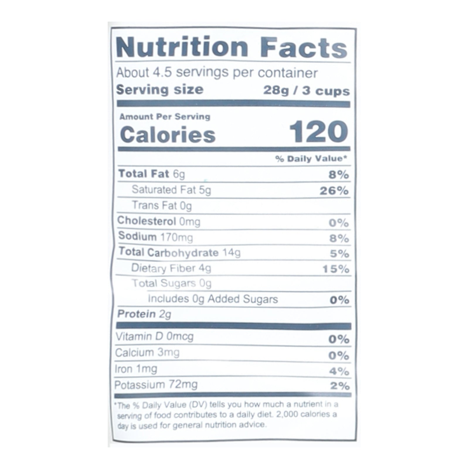 Lesser Evil - Popcorn Himlyn Gold - Case Of 12 - 4.6 Oz - Maras Green