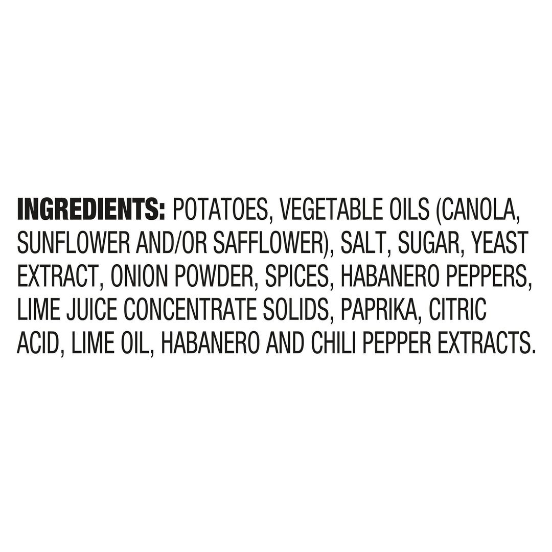 Kettle Brand - Chips Krinkle Hab Lime - Case Of 15 - 5 Oz - Maras Green