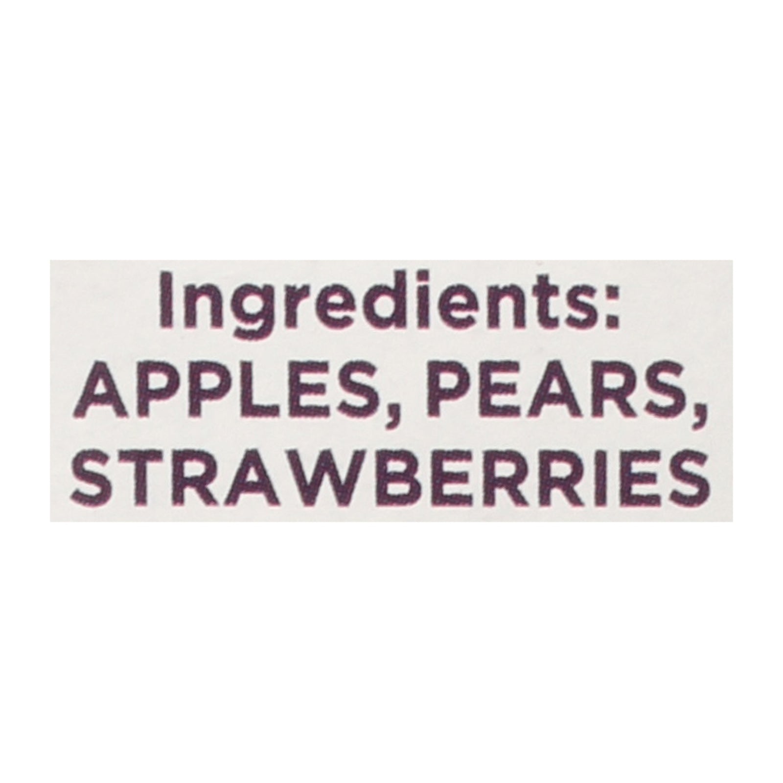 Chum Fruit Bites - Fruit Bites Strawberry 4pk - Case Of 6 - 2.8 Oz - Maras Green