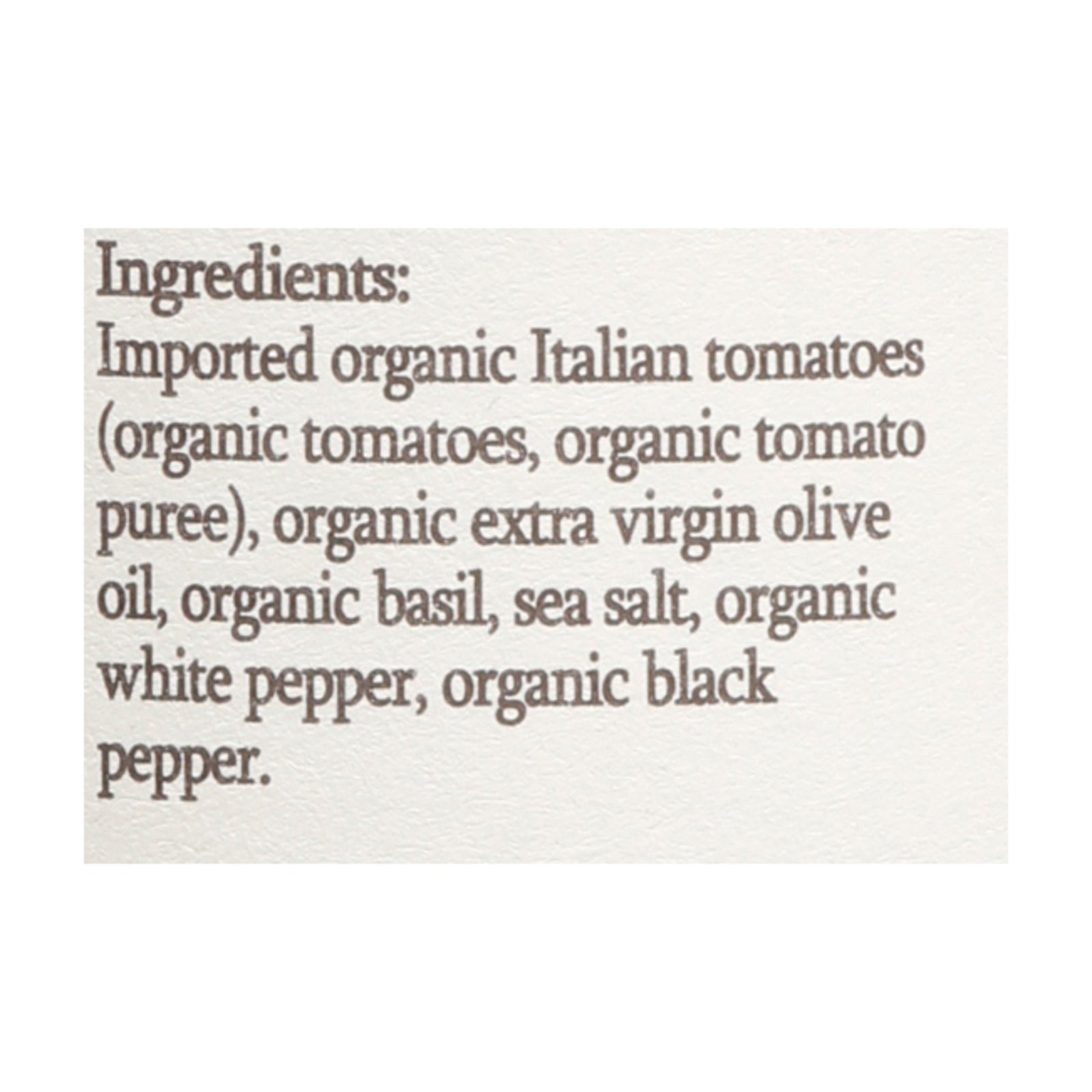 Organico Bello - Sauce Delicate Rcpe - Case Of 6-25 Oz - Maras Green