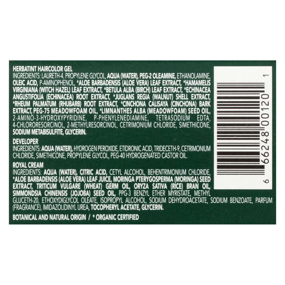 Herbatint Permanent Herbal Haircolour Gel 7r Copper Blonde - 135 Ml - Maras Green