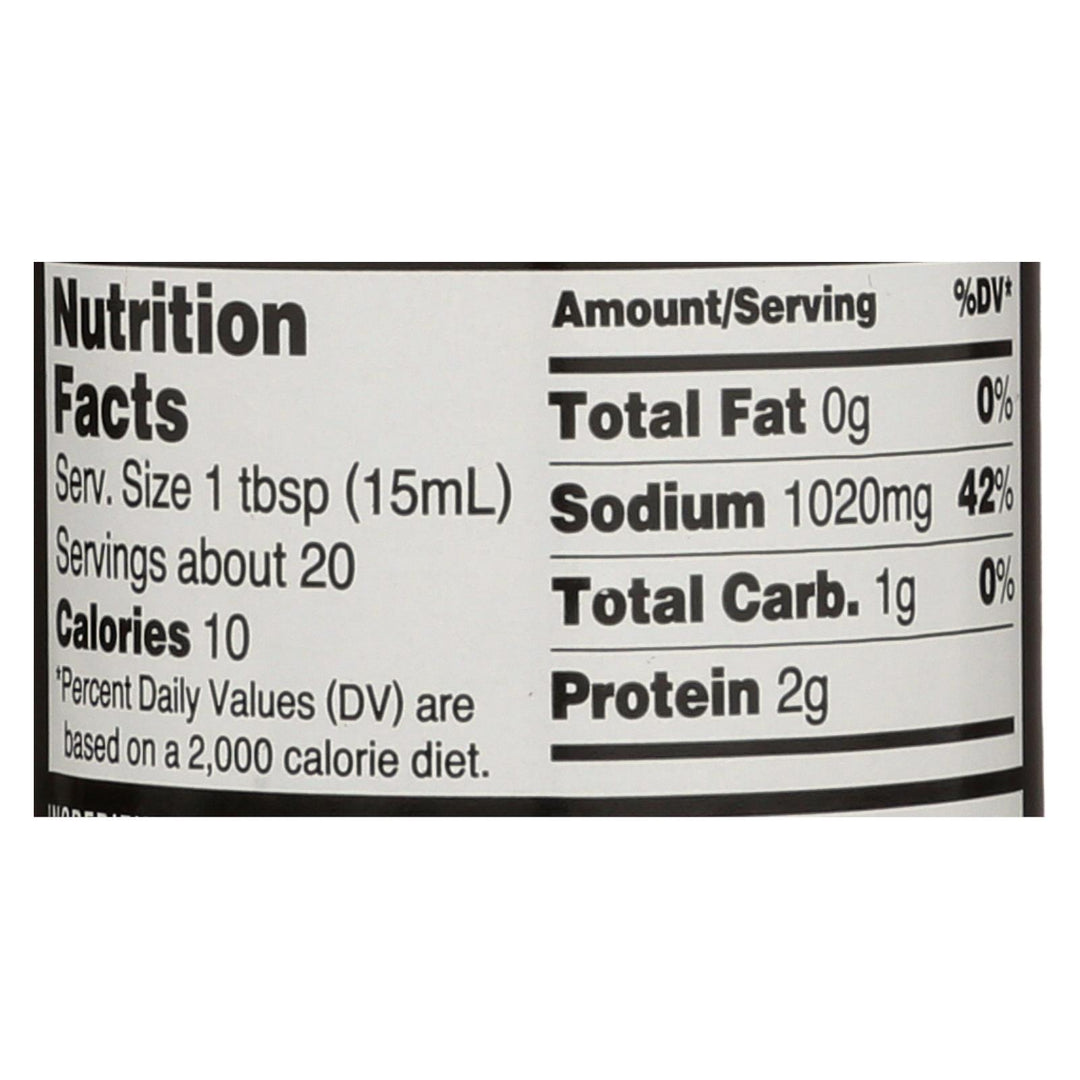 Kikkoman Soy Sauce - Tamari - Case Of 6 - 10 Fl Oz. - Maras Green