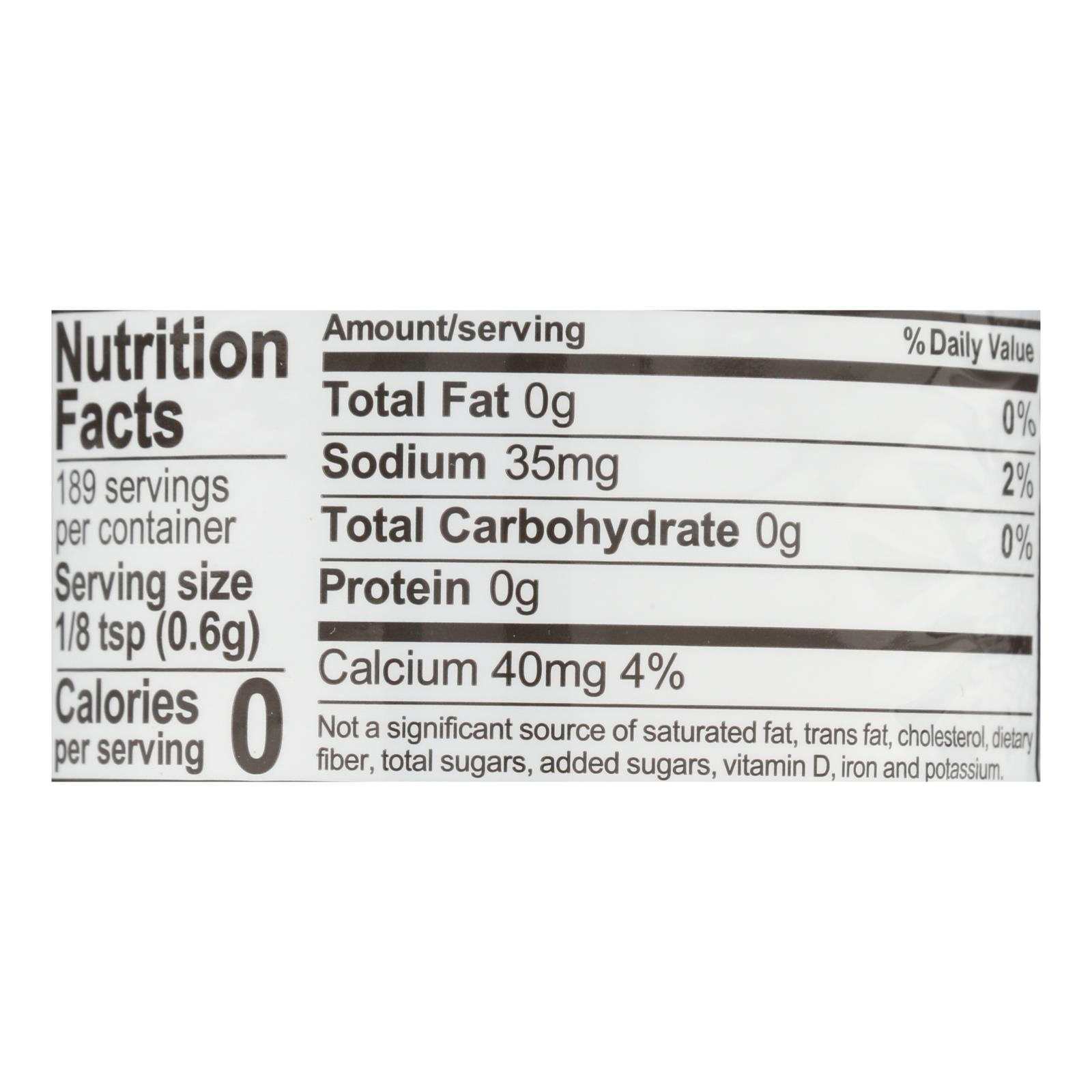 Rumford Baking Powder - Reduced Sodium - Case Of 24 - 4 Oz. - Maras Green