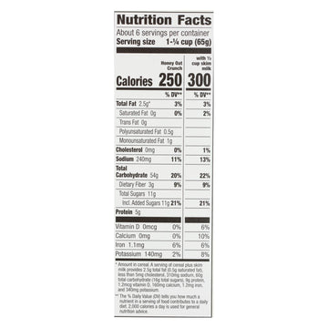 Cascadian Farm Cereal - Organic Corn Flakes Wheat Flakes Whole Grain Oats And Honey - Case Of 10 - 13.5 Oz. - Maras Green