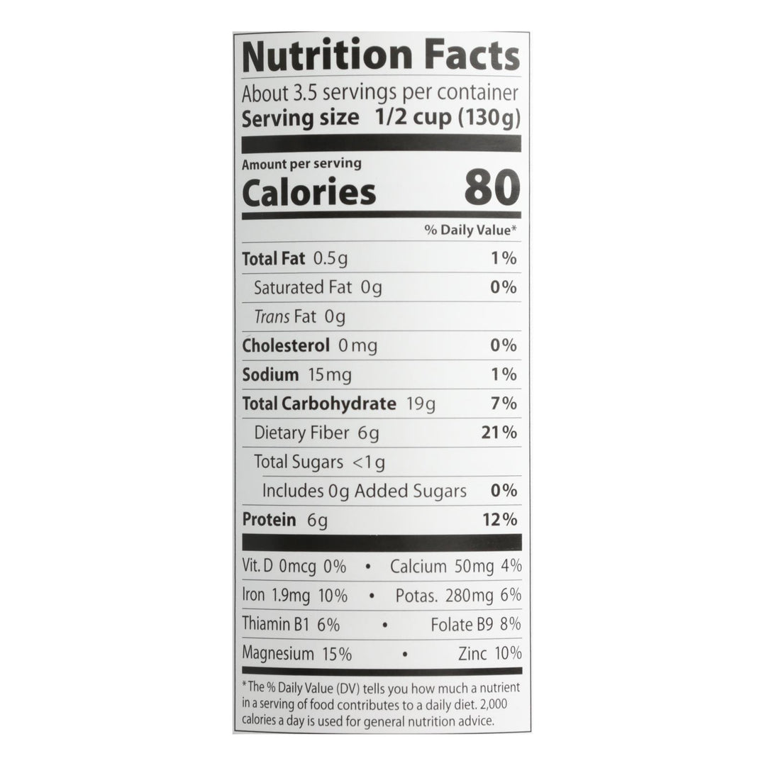 Eden Foods Organic Black Beans - Case Of 12 - 15 Oz. - Maras Green