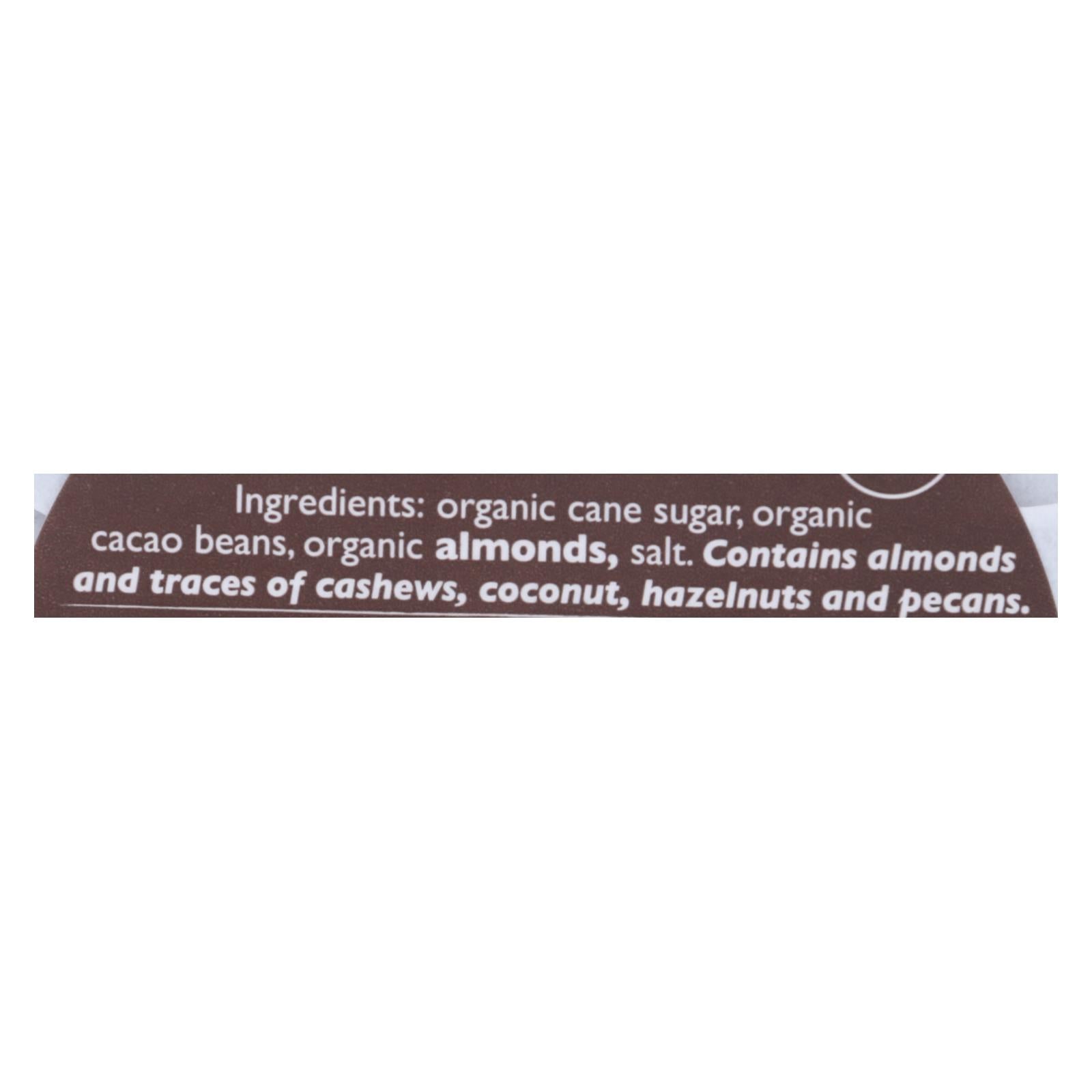 Taza Chocolate Organic Chocolate Mexicano Discs - 40 Percent Dark Chocolate - Salted Almond - 2.7 Oz - Case Of 12 - Maras Green