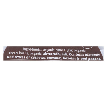 Taza Chocolate Organic Chocolate Mexicano Discs - 40 Percent Dark Chocolate - Salted Almond - 2.7 Oz - Case Of 12 - Maras Green