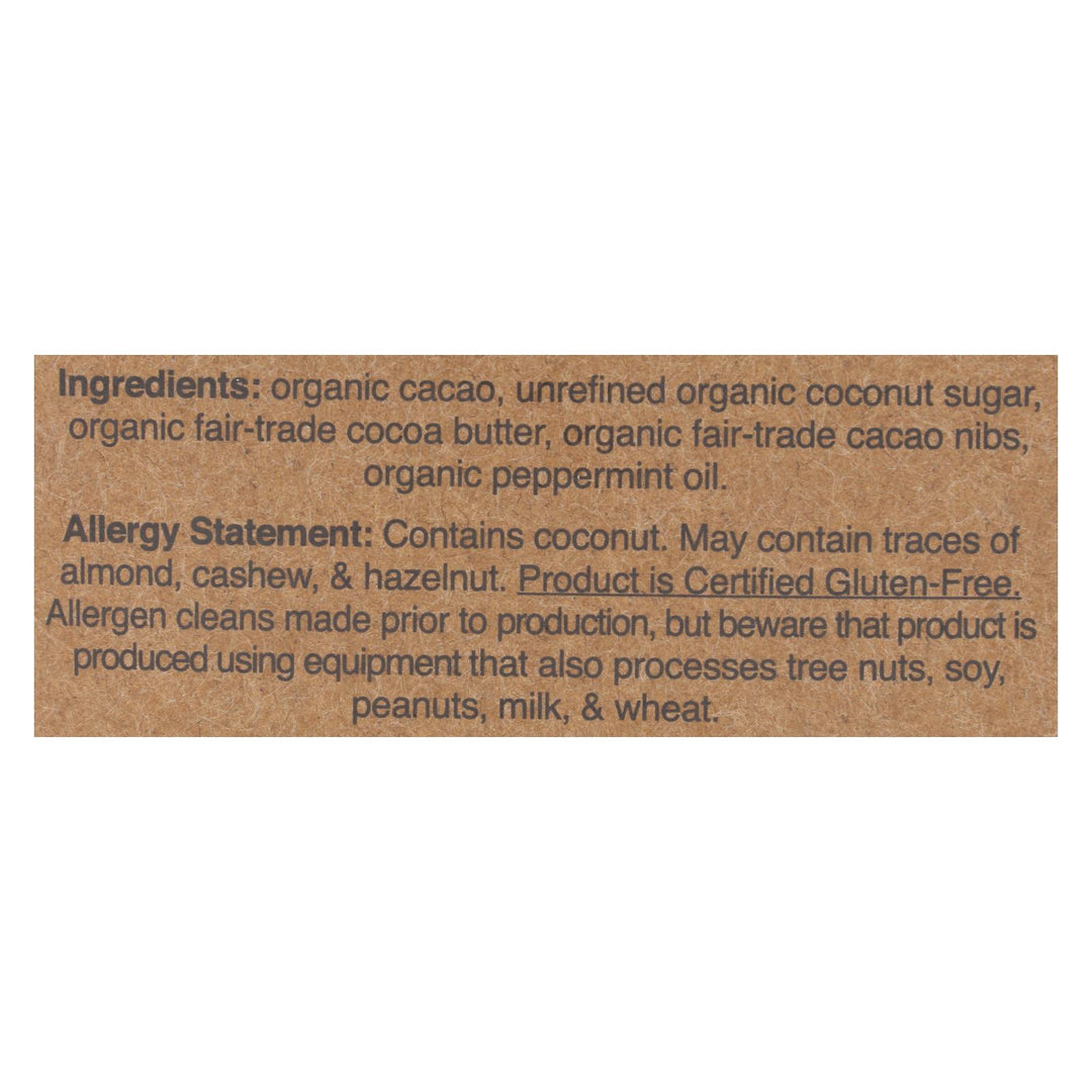 Hu - Dark Chocolate Bar Crunchy Mint - Case Of 12 - 2.1 Oz - Maras Green