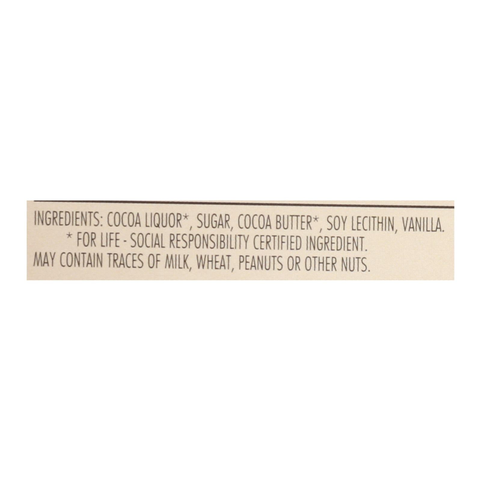 Chocolove Xoxox - Premium Chocolate Bar - Dark Chocolate - Pure - 3.2 Oz Bars - Case Of 12 - Maras Green