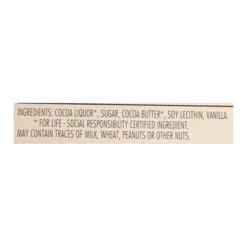Chocolove Xoxox - Premium Chocolate Bar - Dark Chocolate - Pure - 3.2 Oz Bars - Case Of 12 - Maras Green