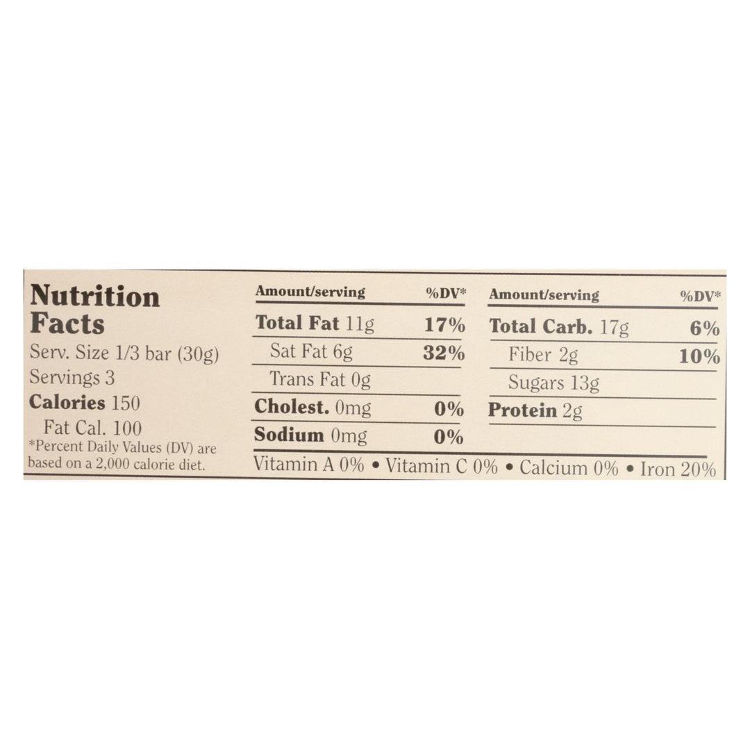 Chocolove Xoxox - Premium Chocolate Bar - Dark Chocolate - Pure - 3.2 Oz Bars - Case Of 12 - Maras Green