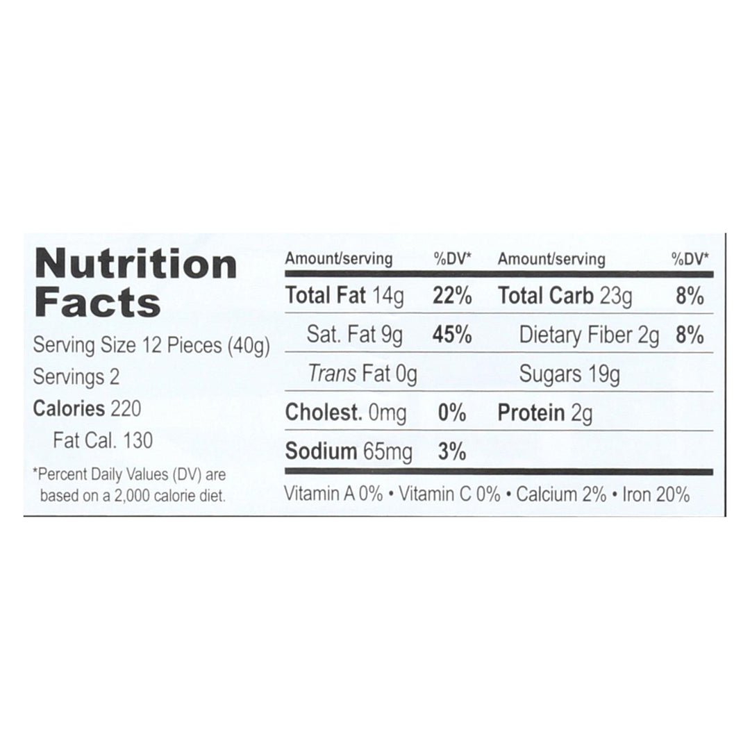 Equal Exchange Organic Milk Chocolate Bar - Caramel Crunch With Sea Salt - Case Of 12 - 2.8 Oz. - Maras Green