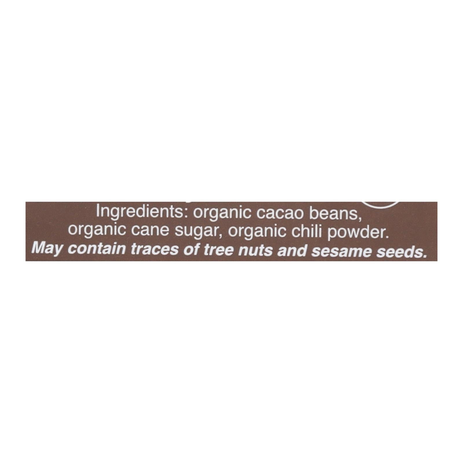 Taza Chocolate Organic Chocolate Mexicano Discs - 50 Percent Dark Chocolate - Guajillo Chili - 2.7 Oz - Case Of 12 - Maras Green
